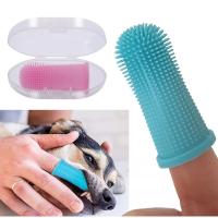 Cepillo de Dientes de Silicona Suave para Mascotas Limpieza Dental para Perros y Gatos - details 0