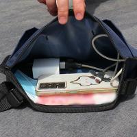 Bolsa de almacenamiento con múltiples bolsillos para reposabrazos de silla de ruedas, asiento portátil impermeable, reposabrazos, bolsillo de almacenamiento lateral, gran capacidad con hebilla - details 2