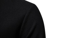 Camiseta de manga larga Henley para hombre, camisa básica transpirable con botones, informal, Color sólido, otoño - details 19