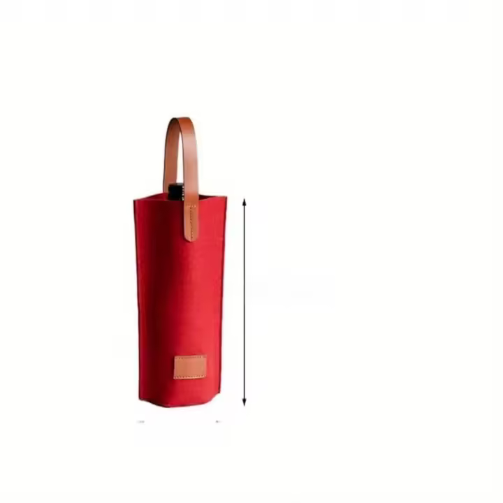 Bolsa De Vino Reutilizable De Terciopelo Para Fiestas Bodas Y Cumpleaños Portátil Protección Y Almacenamiento Para Vino - 1