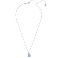 Colgante de cisne de cristal azul Swarosk, Plata de Ley 925, pavé de piedra de circón, collar, regalo de joyería para mujer - details 1