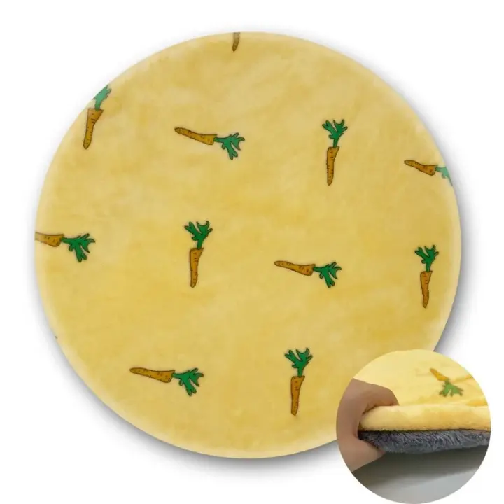 Alfombrilla de dormir para mascotas caliente y gruesa Cama redonda de fresa para gatitos y cachorros Kennel para perros pequeños y adorable - 1