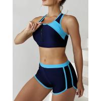 Conjunto de Bikini con cremallera para mujer, traje de baño de dos piezas con pantalón corto, traje de baño deportivo para mujer, ropa de playa para verano 2025 - details 11