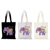 Bolsas de tela bonitas, bolso personalizado de dibujos animados, bolso de hombro de ocio para mujer, bolsos nuevos, bolso de mano ecológico, compras, playa, lona para mujer - details 0