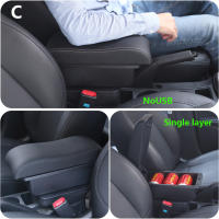 Caja de almacenamiento para reposacabezas Peugeot 2008 2018-2024 Accesorios para automóviles Superficie curva Piezas retrofit - details 5