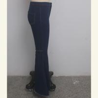 Pantalones acampanados de mezclilla elástica ajustados a la cintura HSF99 Fashion - details 92