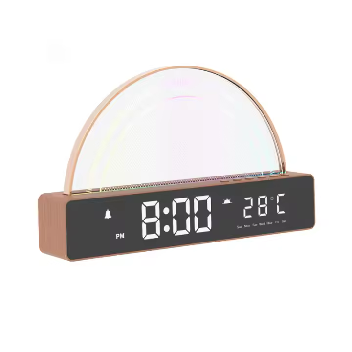 Reloj Despertador Inteligente de Color Dazzle Luz Ambiental en Stock Despertador de Iluminación y Decoración - 1