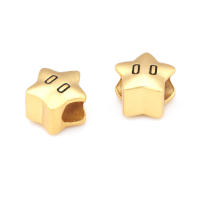 Pulseras de Brass Dorado Mate 4PCS Grande Agujero Abalorios para Hacer Joyas DIY - details 84
