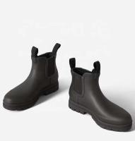 Botines de lluvia informales para mujer, vestido de plataforma con suela de goma impermeable, zapatos planos para verano e invierno - details 0