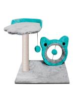 Árbol de Gato Azul COTTECOTA Accesorio Ideal para Mantener Activo a Tu Mascota 40 30 x H 44 cm - details 0