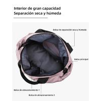Bolsa de gimnasio de gran capacidad para mujer, bolso deportivo impermeable para natación y Yoga, bolsa de viaje multifunción, paquete de fin de semana XA190Y - details 3