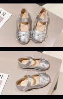 Zapatos de cuero para niñas pequeñas, zapatos planos con lazo para fiesta de boda, Princesa, Mary Janes, zapatos de vestir para niños brillantes - details 4