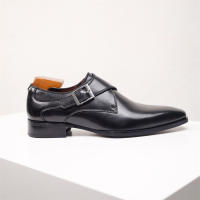 Zapatos de cuero con hebilla de monje, zapatos de vestir para hombre de negocios, zapatos de cuero estilo británico para hombre - details 20