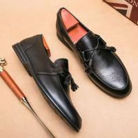 Zapatos formales de hombre planos de boda de oficina de verano 2023 de vestir transpirable de cuero Oxford de negocios de lujo - details 5