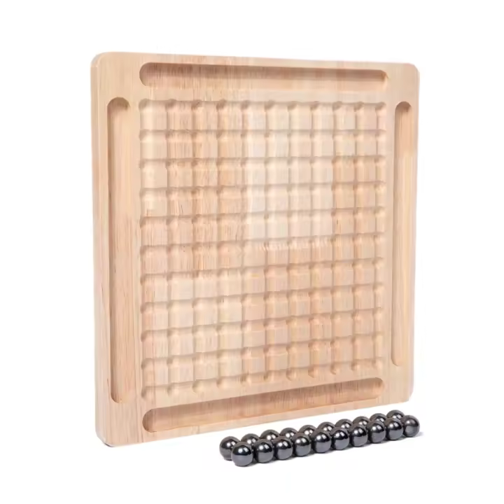 Juego de mesa de Minesweeper magnético de madera, diseño de sensores magnéticos, juego interactivo para fiesta familiar, regalos para el Día de San Valentín y Año Nuevo - 1