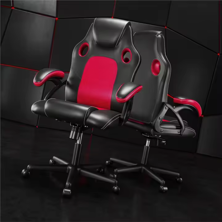 Silla de Juegos Ergonómica Silla de Oficina Giratoria Silla de Computadora Silla de Trabajo - 1
