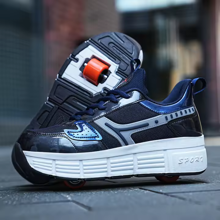 Patines de Ruedas Parpadeantes para Niños Zapatos Deportivos Desmontables para Niños y Niñas - 1