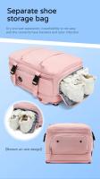 Mochila de viaje para mujer, deportes al aire libre impermeable, bolsa para portátil, mochila de transporte, multifuncional, viajes de negocios, clasificación en húmedo y seco, mochila escolar de gran capacidad - details 4
