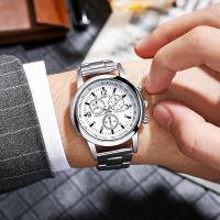 Venta directa Reloj de cuarzo para hombre de acero inoxidable de regalo - details 2