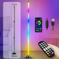 RGB LED Floor Lamp Remote APP Control Music Sync Corner Lighting Timer Smart Modern Mood Standing Lamp for Bedroom Living Room - details 5