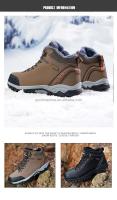 Zapatillas de deporte de algodón de diseñador para hombre, calzado deportivo de senderismo y Trekking de corte bajo con encaje, calzado cómodo para caminar para otoño - details 1