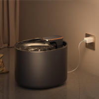 Fuente de agua automática con luz LED para gatos, alimentador silencioso eléctrico, USB, Ultra silencioso, 3L - details 12
