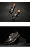 Zapatos de cuero vacuno puro de alta gama, casuales, transpirables y con suela suave. - details 9