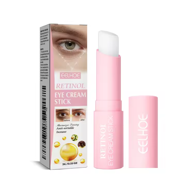 Crema para ojos en barra que aclara líneas, ojeras y bolsas, crema reafirmante para ojos antiarrugas - 1