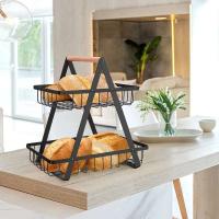 Portátil con encimera 2/3, cesta de frutas para organizador de cocina, iluminación y frutas, verduras, pan, aperitivos - details 12