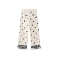 Pantalones de Lino Boho Vintage para Mujer Moda de Verano 2023 Pantalones Suaves con Bordado para Chicas - details 12