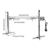Brochet Eléctrico de Barbacoa de Alta Calidad Kit de Barbacoa con Motor de 15W, Eje Rotativo de 53 Pulgadas, Para Asados, Salchichas, Camping Productos Especiales al Aire Libre y Jardín - details 1