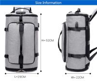 Mochila de Viaje para Hombres con Cierre de Contraseña Anti-Robo y Carga USB Bolsa Inteligente con Cinturón de Equipaje para Escuela - details 1