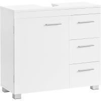 Mueble Bajo Lavabo Armario de Baño con 3 Cajones Diseño Trasero con 2 Compartimentos - details 10