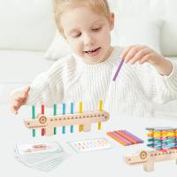 Wooden Stacking Building Toys，Montessori Educational Toys for Boys and Girls Exercise Kid's Hands-on Ability and Concentration - details 7
