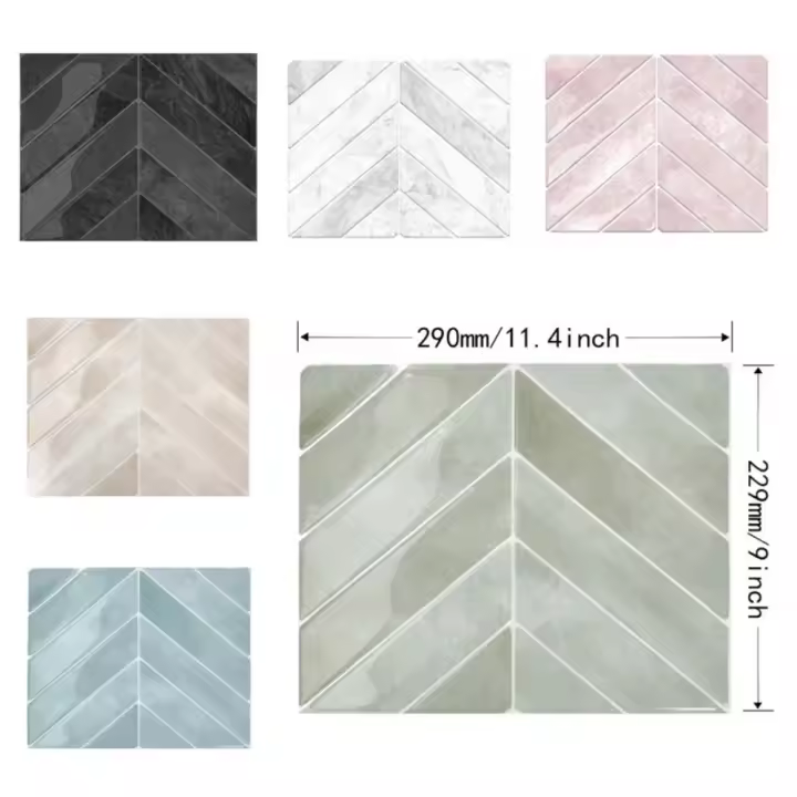 Papel tapiz 3D autoadhesivo duradero, resistente al agua, para decoración del hogar, azulejo de pared a prueba de aceite para cocina y baño - 1