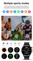 Reloj inteligente AMOLED para hombre y mujer,1.53 inch AMOLED Full circle touch screen  pulsera deportiva con llamadas bluetooth, NFC, brújula, seguimiento GPS, control del azúcar en la sangre,Professional Waterproof,compatible con Apple y Samsung 2024 - details 11