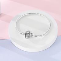 Pulsera de Plata Esterlina 925 Encanto de Mariposa Estrellas Luna Cadena de Seguridad - details 97