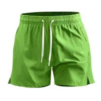 Pantalones cortos deportivos de verano para hombre, pantalones cortos deportivos de secado rápido, pantalones cortos ligeros para correr con bolsillos, pantalones de playa para gimnasio - details 8