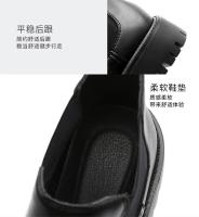 Botas Chelsea de cuero británico para hombre, botas de cuero de caña alta de lana, botas versátiles de moda. - details 6