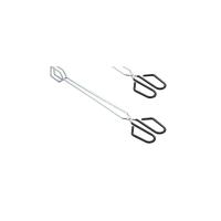 Herramienta para parrilla de carbón al aire libre, Clip para parrilla de carbón extendido de hierro, Clip para parrilla de carbón portátil para barbacoa, pinzas para fuego - details 8