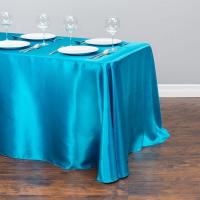 Mantel de Mesa de Satén Overlay de Tela Rectangular para Bodas, Baby Showers, Fiestas de Navidad - details 15