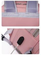 Mochila de negocios impermeable para hombre y mujer, bolsa de viaje expandible para portátil, gran capacidad, 15,6, bandolera para mujer, gran capacidad, ligera, multiusos, mochila de equipaje, viaje corto - details 13