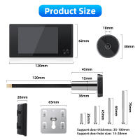 Timbre de Puerta Electrónico con Cámara de Video wsdcam de 3.5 pulgadas para Seguridad del Hogar y Monitor de Exteriores - details 2