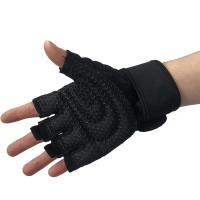 Guantes De Ejercicio Para Hombres Y Mujeres Con Encaje En La Muñeca Medio Dedo Para Levantamiento De Pesas Deporte Ciclismo Motociclista Gimnasio - details 3