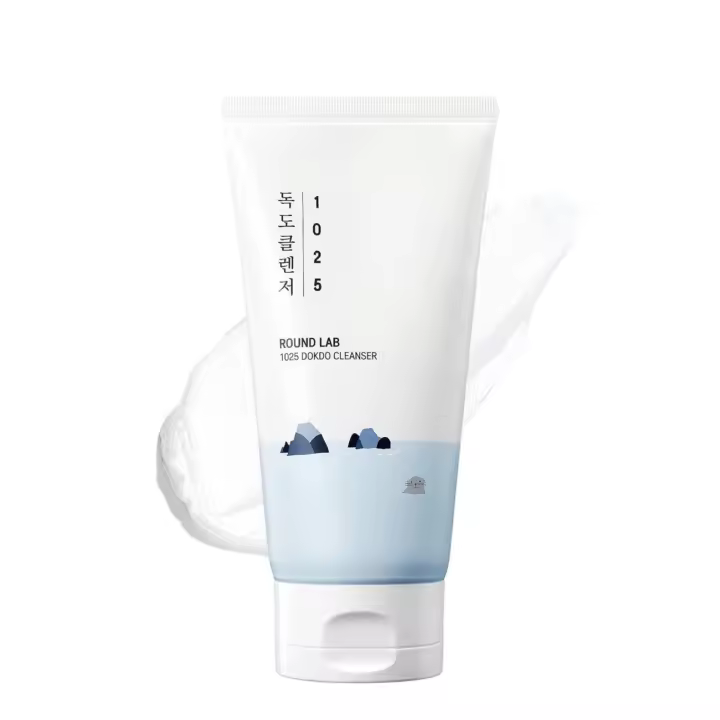 ROUND LAB 1025 Dokdo 5.07 Fl Oz, limpiador facial de bajo pH para pieles sensibles, ricas burbujas suaves para limpieza y desmaquillado, - 1
