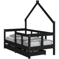 Estructura de Cama Infantil con cajones Madera de Pino 80x160cm - details 58