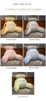 Almohada de lectura grande para niños o adultos Almohada de espalda desmontable con brazos para sentarse en la cama - details 8