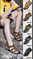 Sandalias deportivas de verano para hombre, sandalias para senderismo al aire libre, punta cerrada, cuero genuino, sandalias informales para caminar, zapatos de agua - details 4