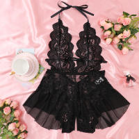 Camisón transparente de encaje de verano, disfraz Sexy, ropa interior erótica de boda, sujetador con entrepierna abierta, picardías de encaje para mujer, ropa sexual - details 4