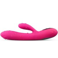 Embalaje privado Juegos sexy Vibrador de doble cabeza Gel de sílice Calentado Masturbador femenino Masaje de vibración Productos sexuales para adultos Juguetes sexuales 성인용품 진동기 - details 1
